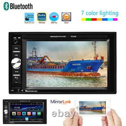 6.2'' HD Touch Car Double 2DIN Car Stereo Audio FM Radio MP5 Bluetooth Player