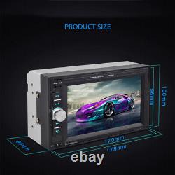 6.2'' HD Touch Car Double 2DIN Car Stereo Audio FM Radio MP5 Bluetooth Player