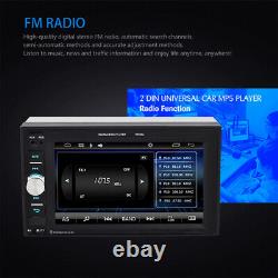 6.2'' HD Touch Car Double 2DIN Car Stereo Audio FM Radio MP5 Bluetooth Player