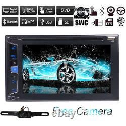 6.2 HD Touch Screen Double 2DIN Car Stereo DVD CD Player Bluetooth Radio GPS FM