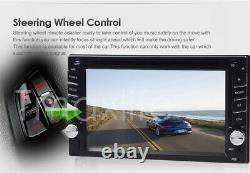 6.2 Inch Double 2Din Car Stereo GPS Navigation System with DVD Player Bluetooth