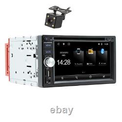6.2in Car Stereo Radio Double Din Bluetooth DVD Player Carplay Mirror Link USB
