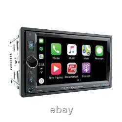 6.5 Bluetooth Radio AM/FM MP3 USB Apple Car Play Double Din LCD Touch Screen