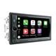 6.5 Bluetooth Radio Am/fm Mp3 Usb Apple Car Play Double Din Lcd Touch Screen