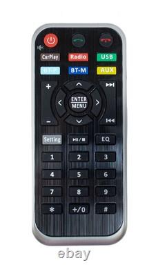 6.5 Bluetooth Radio AM/FM MP3 USB Apple Car Play Double Din LCD Touch Screen