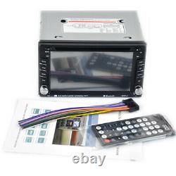 6.5 inches Car DVD CD Player Double Din Stereo Radio Bluetooth Phone Mirror Link