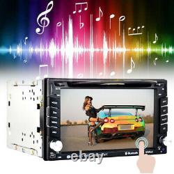 6.5 inches Car DVD CD Player Double Din Stereo Radio Bluetooth Phone Mirror Link