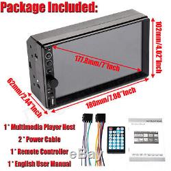 72Din Touch Mirrorlink for Androi &IOS Car Stereo MP5 Player Radio +Camera