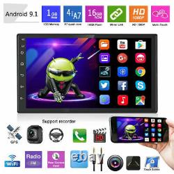 7Car Stereo Double Din Android 9.1 touch screen Bluetooth GPS Radio Mirror Link