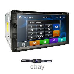 7Car Stereo Radio DVD Player Double 2Din iPod Bluetooth TV MP3 AUX With Sony Lens