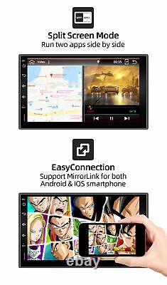 7Inch 2.5D Android 10.0 Double 2Din Car Radio Stereo Head Unit GPS SAT NAV FM/AM