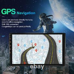 7/10.1Android11 Car Stereo GPS Navi MP5 Player Double 2Din WiFi Quad Core Radio