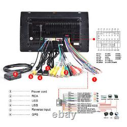 7/10.1Android11 Car Stereo GPS Navi MP5 Player Double 2Din WiFi Quad Core Radio