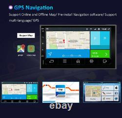 7 Android 10.0 Double Din Car Stereo Head Unit GPS NAV DAB+ CarPlay Wi-fi 2.5D