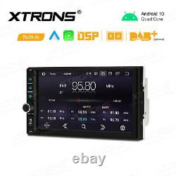 7 Android 10.0 Quad Core Double DIN GPS Car Stereo Radio 2GB+32GB Car Auto Play