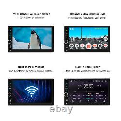 7 Android 10.0 Quad Core Double DIN GPS Car Stereo Radio 2GB+32GB Car Auto Play