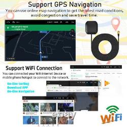 7 Android 10.1 Double 2Din Car Stereo Apple CarPlay Auto Radio GPS Navi WiFi