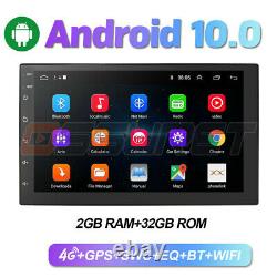 7 Android 10 2+32GB GPS Double Din Car Stereo Radio No DVD Player Bluetooth Map