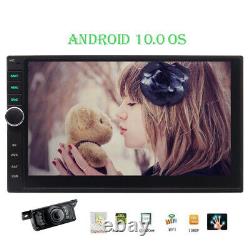 7 Android 10 Car Radio Stereo MP5 Player GPS Navi Double 2Din WiFi 2GB+ Camera