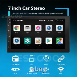7 Android 10 Car Stereo GPS Navigation Radio Player Double Din WIFI USB Camera