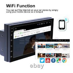 7 Android 10 Car Stereo GPS Navigation Radio Player Double Din WIFI USB Camera