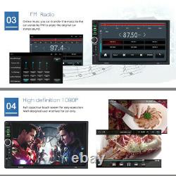 7'' Android 10 WiFi Double 2Din Car Radio Stereo GPS Navi Multimedia Player