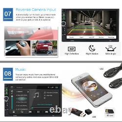 7'' Android 10 WiFi Double 2Din Car Radio Stereo GPS Navi Multimedia Player