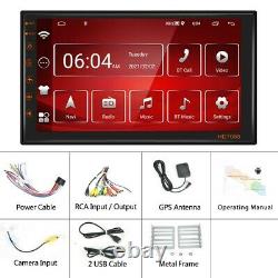7 Android 11 Double DIN Car Stereo Radio Bluetooth GPS Navi MP5 Player 2+16GB