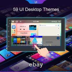 7 Android 13 Carplay Double 2 Din Car Stereo Radio 4G+64G 8 Core GPS DSP Camera