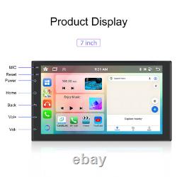 7 Android 13 Carplay Double 2 Din Car Stereo Radio 4G+64G 8 Core GPS DSP Camera