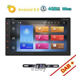7 Android 8.0 Oreo Octa Core 1024600 Double 2 Din Tablet Car Stereo Radio+cam