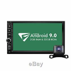 7 Android 9.0 2GB Car Radio Stereo Quad Core 4G WIFI Double 2DIN Player GPS Nav
