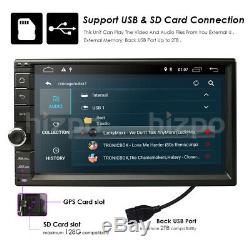 7'' Android 9.0 4G WiFi Double 2DIN Car Radio Stereo Multimedia GPS Navi BT DAB+