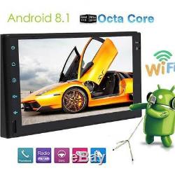 7 Android Double 2Din Car Stereo Radio GPS Wifi OBD2 Mirror Link NO dvd Player