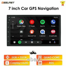 7 Car Radio Stereo Apple/Android Carplay Touch Screen Double 2Din 2+32GB GPS