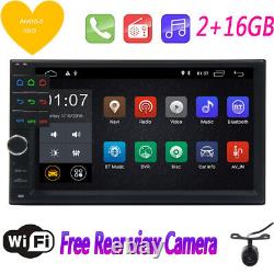 7''Car Stereo Double 2DIN Android Touch Screen 10 Bluetooth Radio GPS Wifi CAM