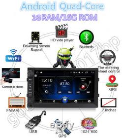 7'' Car Stereo Radio GPS Navi MP5 Player 2DIN Wifi Bluetooth Android 8.1 Camera