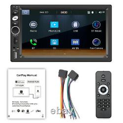 7 Carplay Double 2DIN Car MP5 Player Bluetooth Radio Touch Screen SD/FM/USB/AUX