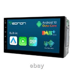 7 Double 2DIN Android 10 8-Core Car Stereo Radio GPS Navi CarPlay Head Unit DSP