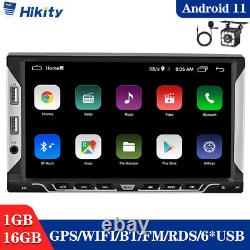 7 Double 2DIN Android 11 Touch Screen Bluetooth Car Stereo Radio GPS NAVI +Cam