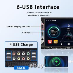 7 Double 2DIN Android 11 Touch Screen Bluetooth Car Stereo Radio GPS NAVI +Cam