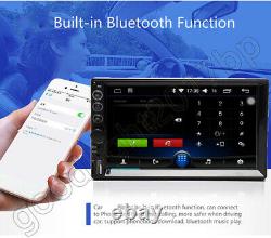 7 Double 2DIN Car Stereo Radio MP5 Indash Camera Mirror Link For GPS Navigation