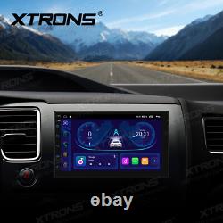 7 Double 2DIN Octa-Core 4+64GB Car GPS Radio Stereo Sat Navi Android 14 CarPlay