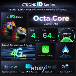 7 Double 2DIN Octa-Core 4+64GB Car GPS Radio Stereo Sat Navi Android 14 CarPlay