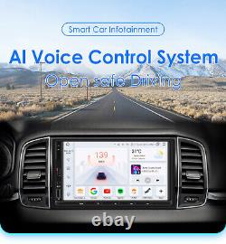 7 Double 2Din 8Core Android 12 Car Stereo WiFi CarPlay GPS Navi Radio BT 6+64GB