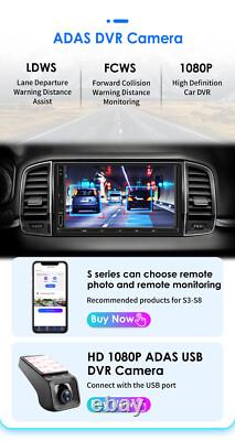 7 Double 2Din 8Core Android 12 Car Stereo WiFi CarPlay GPS Navi Radio BT 6+64GB