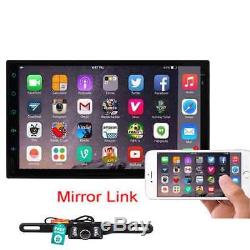7'' Double 2Din Android 6.0 Car Stereo GPS Wifi 4G Mirror Link Radio BT NO DVD