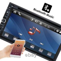 7'' Double 2Din Car Stereo GPS Navigation Radio With DVD Player Bluetooth+Camera