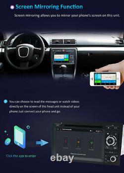 7 Double 2 DIN Car Stereo Android 10 For Audi A4 B6 B7 S4 Head Unit Radio DVD