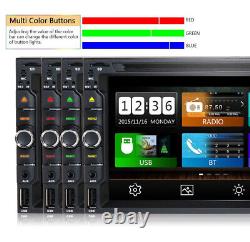 7 Double 2 Din Car DVD CD Player GPS Navigation Radio Stereo Bluetooth Touch FM